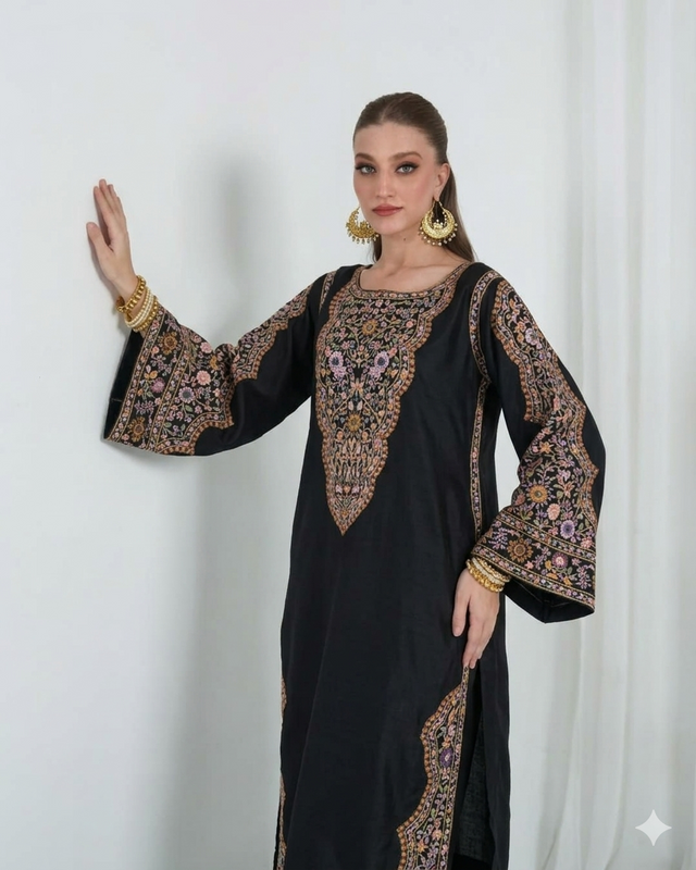Fusion Printed Oringa 2-Piece Suit – Long Shirt || PRICE 2499/- SL00249
