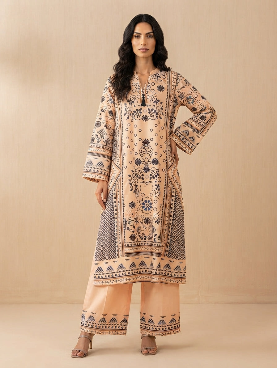 LULUSAR INSPIRED PASSU KAFTAN – 2 Piece Suit