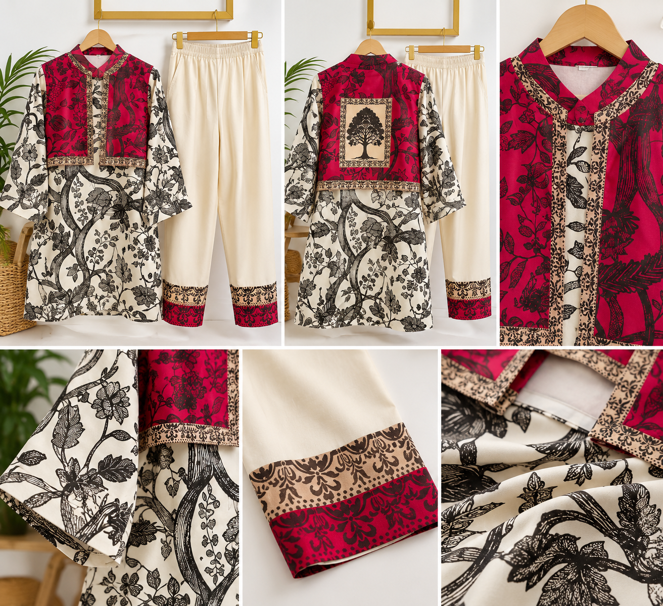 FIHA INSPIRED BY ZAINAB CHOTTANI | KOTI 3-PIECE CO-ORD SET