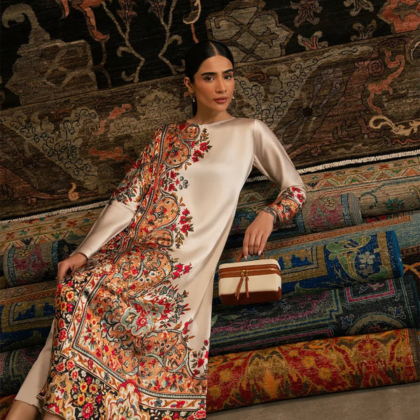 ✨ PREMIUM FLORAL SILK 2-PIECE ✨