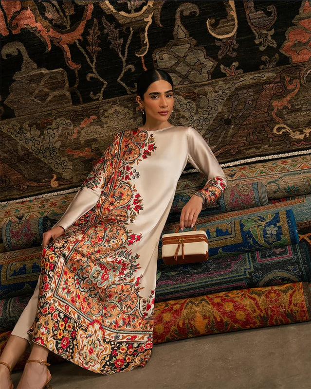 ✨ PREMIUM FLORAL SILK 2-PIECE ✨