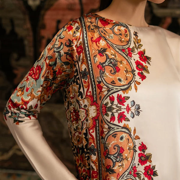 ✨ PREMIUM FLORAL SILK 2-PIECE ✨