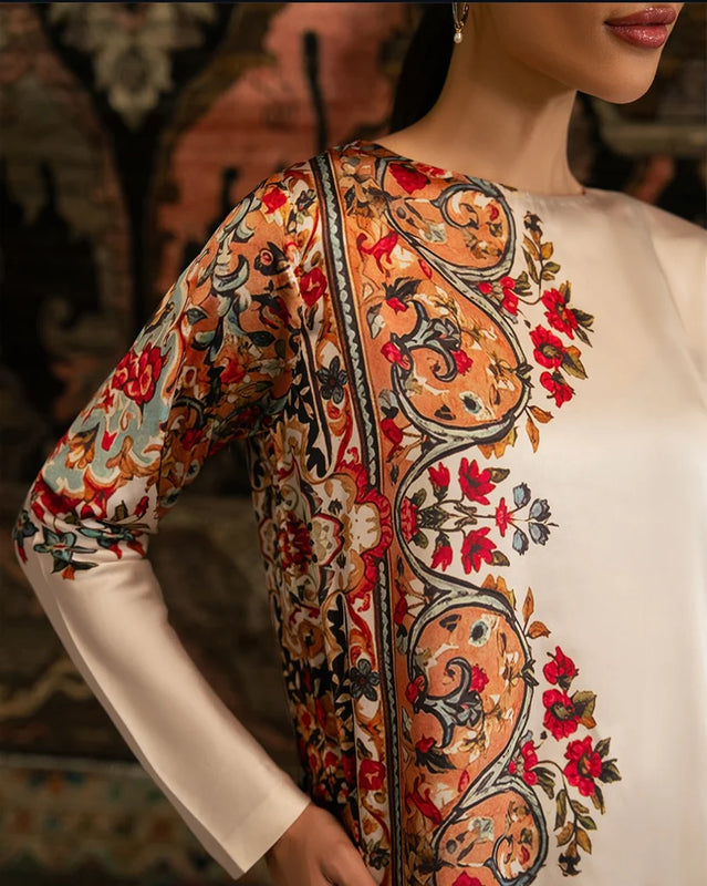 ✨ PREMIUM FLORAL SILK 2-PIECE ✨