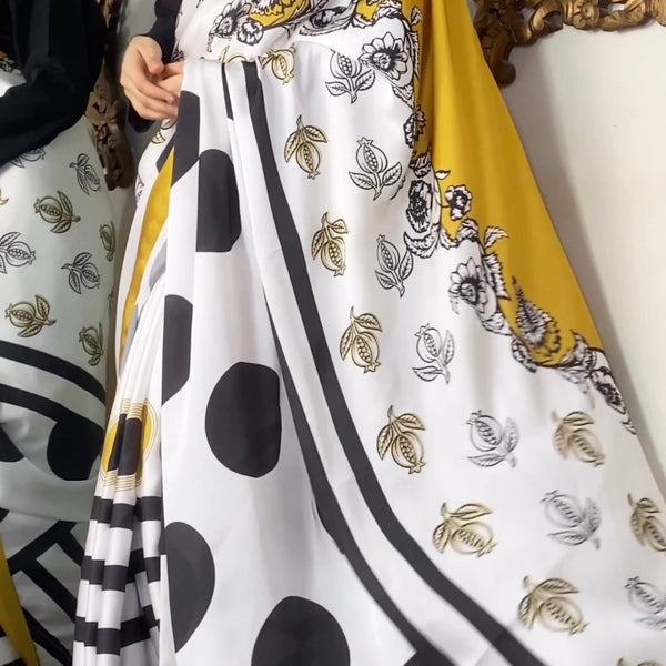 Samhil Top & Saree (3 Pc Set) ✨