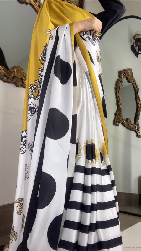 Samhil Top & Saree (3 Pc Set) ✨