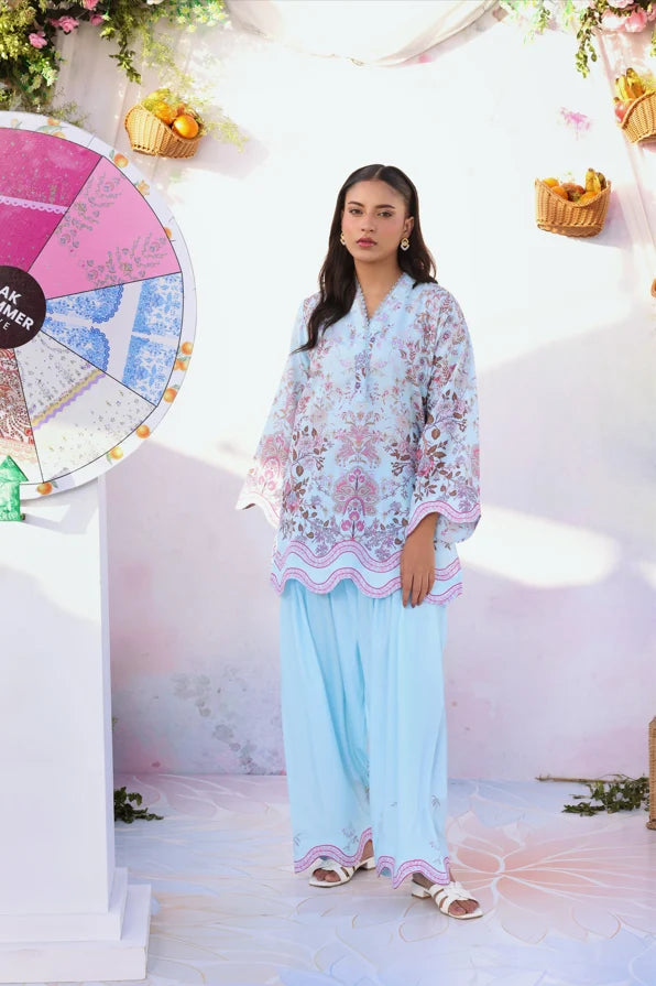 SKY BLUSH 2 PIECE SUIT (For Summers)