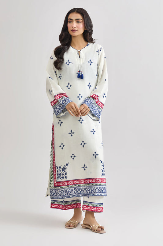 ELEGANT PRINTED KAFTAN SET | PREMIUM LAWN EDITION SL00249✨