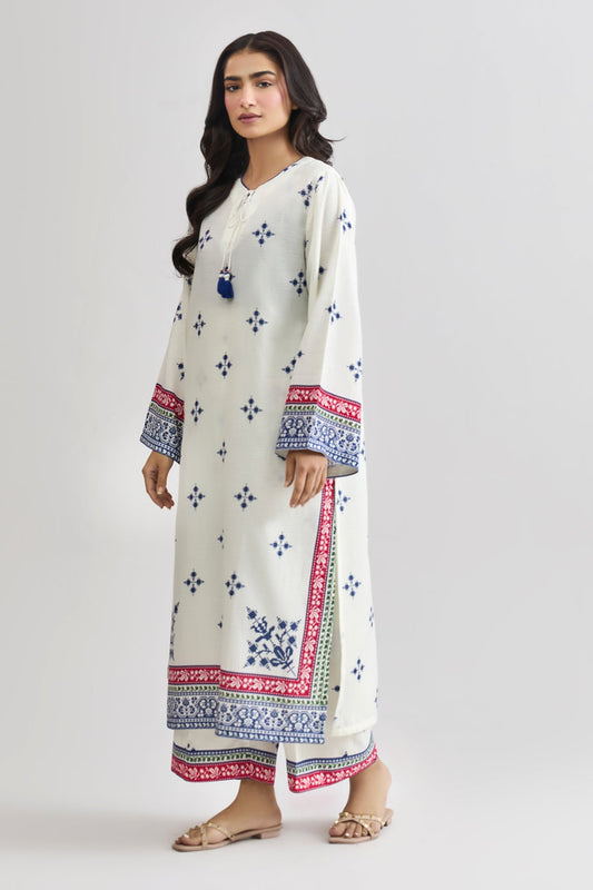 ELEGANT PRINTED KAFTAN SET | PREMIUM LAWN EDITION SL00249✨