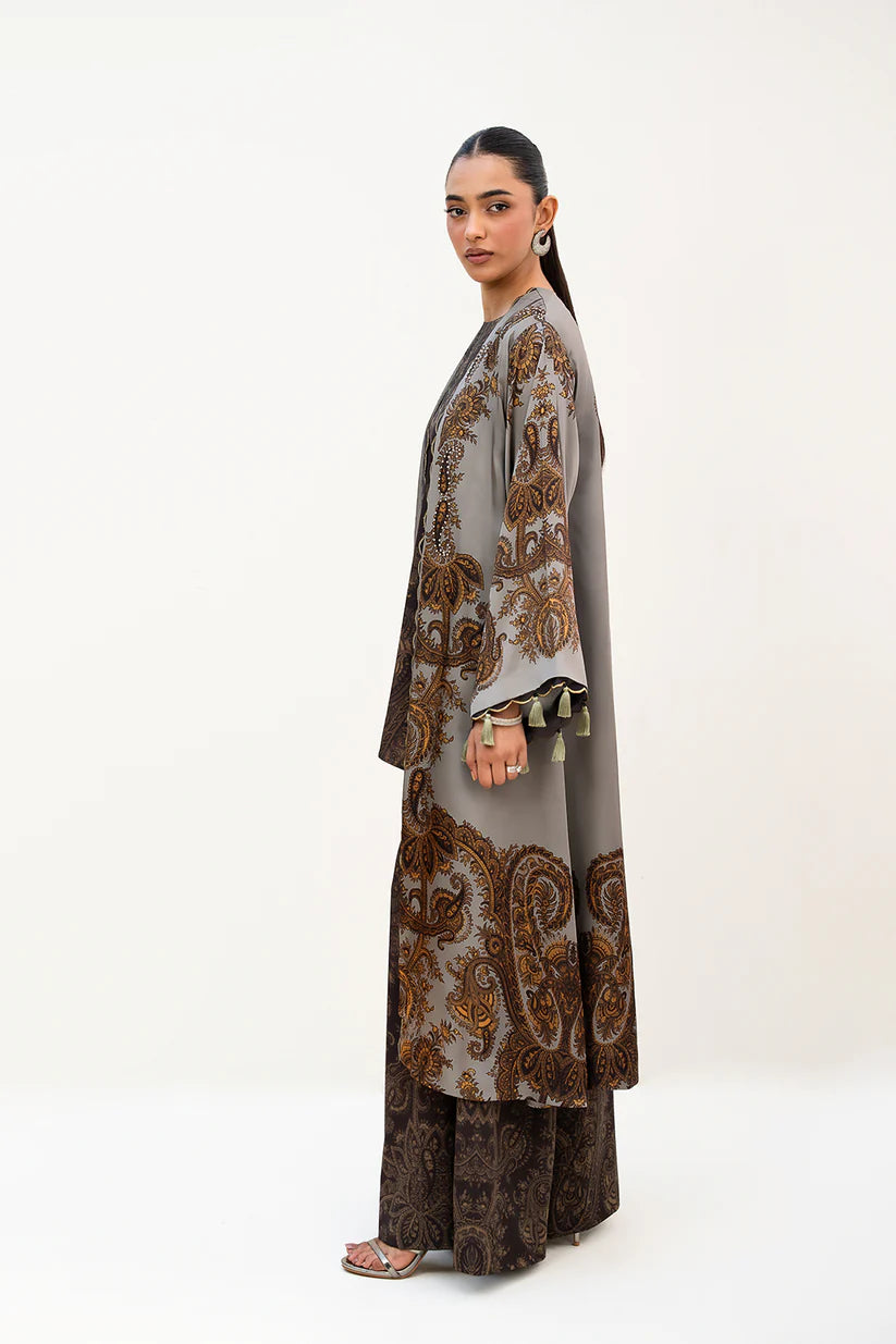 FUSION PASSU SEHRAM SHRUG GOWN 3 PCS | with LAACHA PANTS | Price 4499/-
