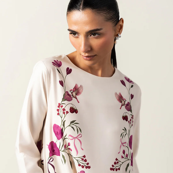 Fusion Printed 2-Piece Suit – Long Shirt || PRICE 2999/- SL00249