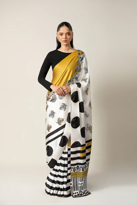 Samhil Top & Saree (3 Pc Set) ✨