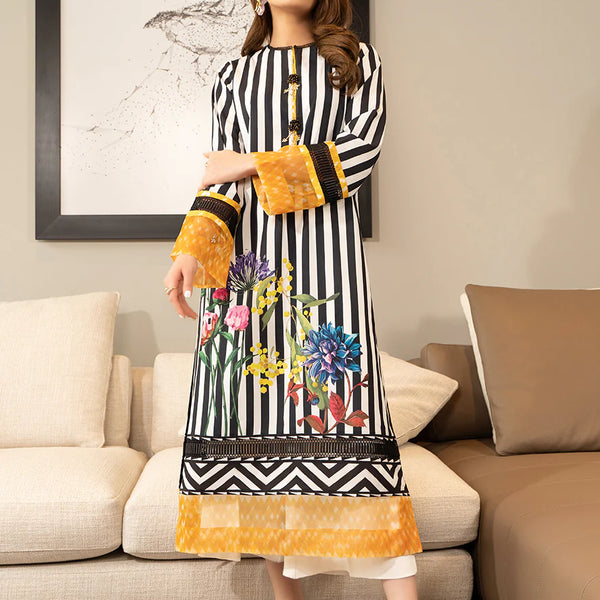 Fusion Printed 2-Piece Suit – Long Shirt || PRICE 2999/- SL00249