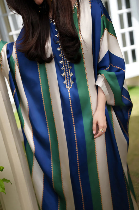 FUSION LONG PREMIUM NAYEL KAFTAN (HANDWORK)