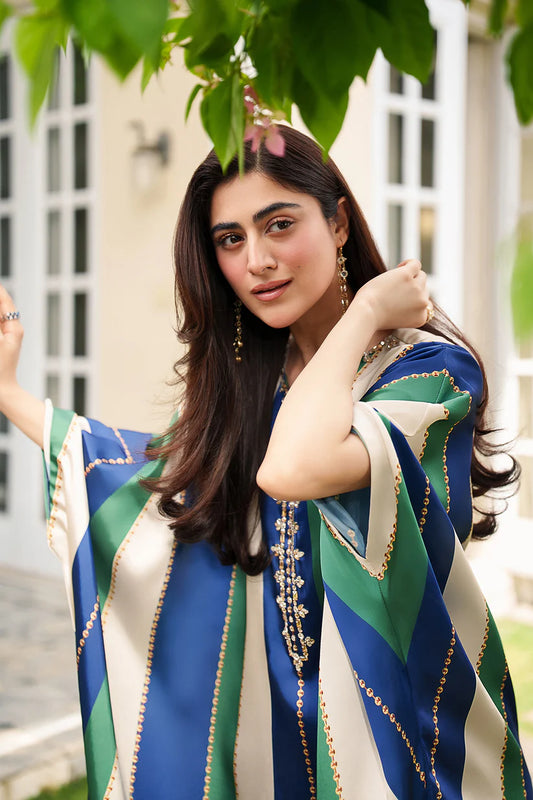 FUSION LONG PREMIUM NAYEL KAFTAN (HANDWORK)