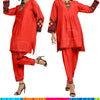 NOW 1650 《》WAS 1850 LP JHANKAR FROCK 🎭چکنکاری 2pc STITCHED DESIGNER SUIT