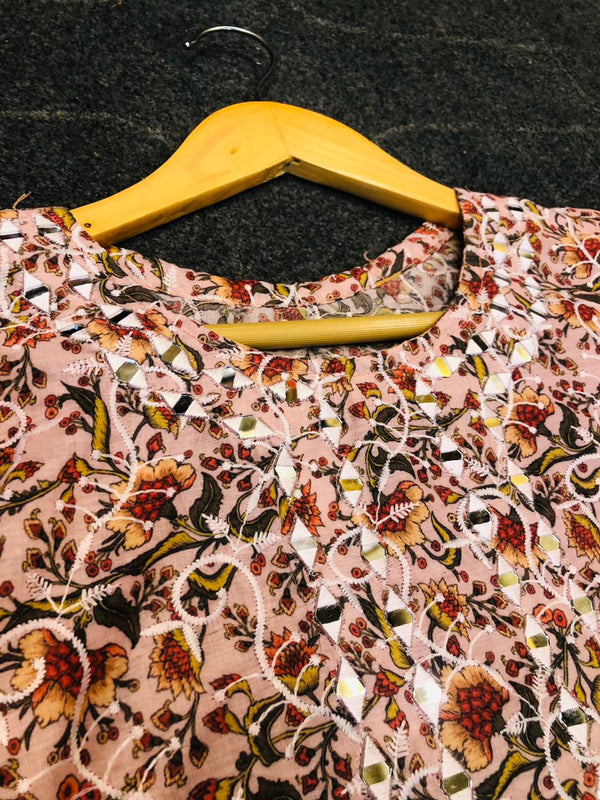 NOW 1799 《》WAS 2999 LP SUBTAIN MIRROR CHIKKENKARI EDITION🎭 چکن کاری سبطین