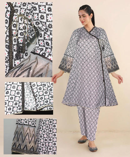 Price 2149/- || KHADDAR ANGARKHA DIGITAL LONG FORMAL EDITION