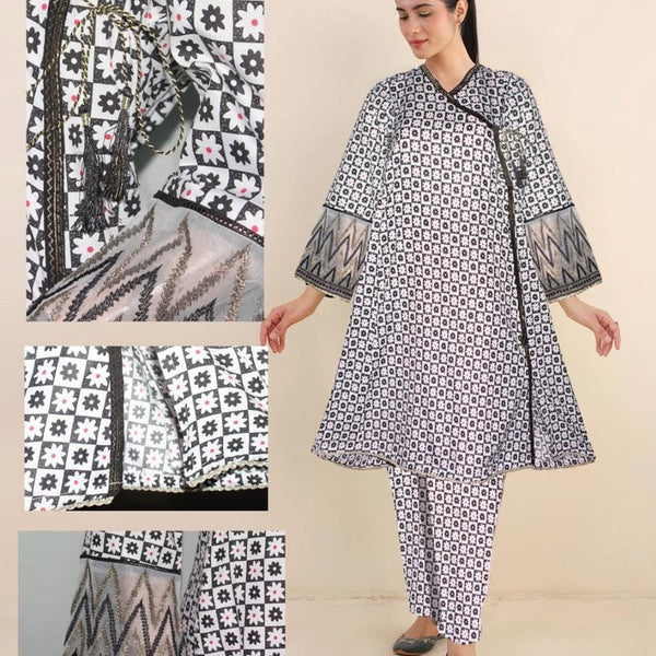 Price 2149/- || KHADDAR ANGARKHA DIGITAL LONG FORMAL EDITION