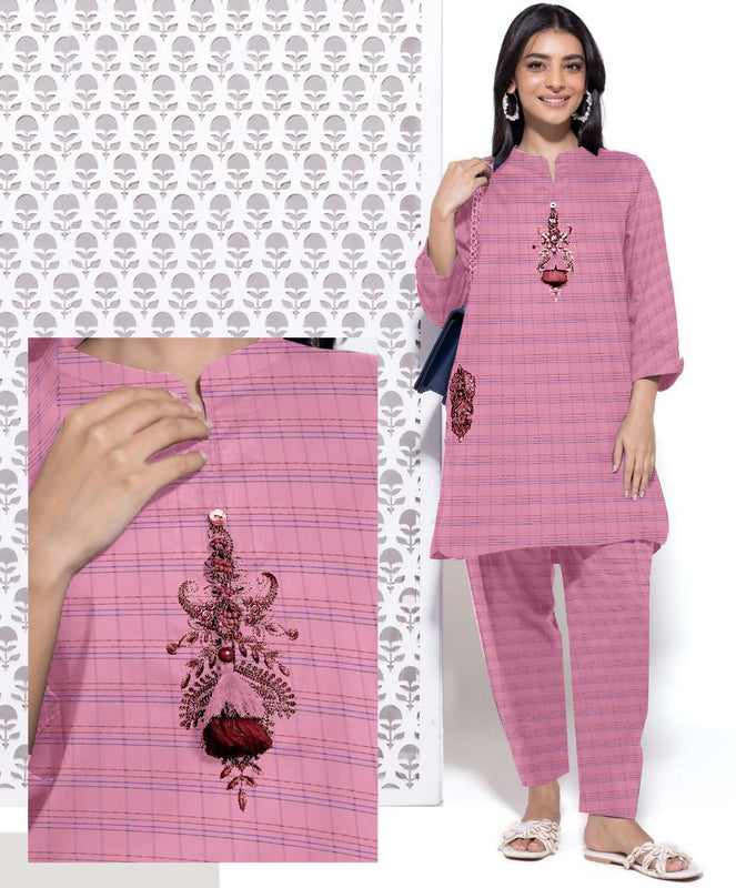 KN TOORKHAM طورخم STITCHED KHADDAR LONG EDITION