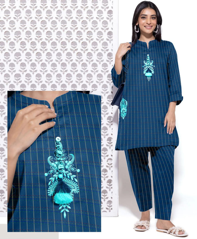 KN TOORKHAM طورخم STITCHED KHADDAR LONG EDITION