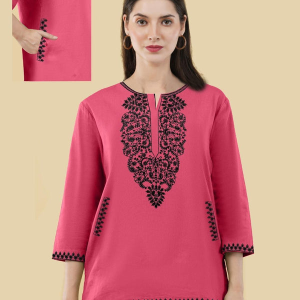KN RESHAM POCKET TOP