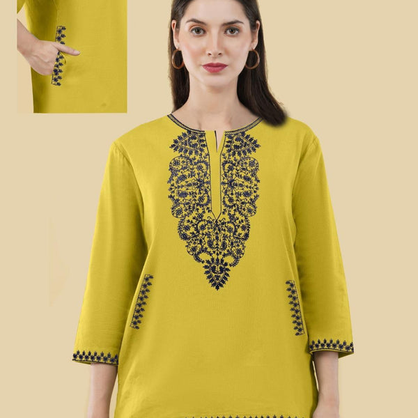 KN RESHAM POCKET TOP