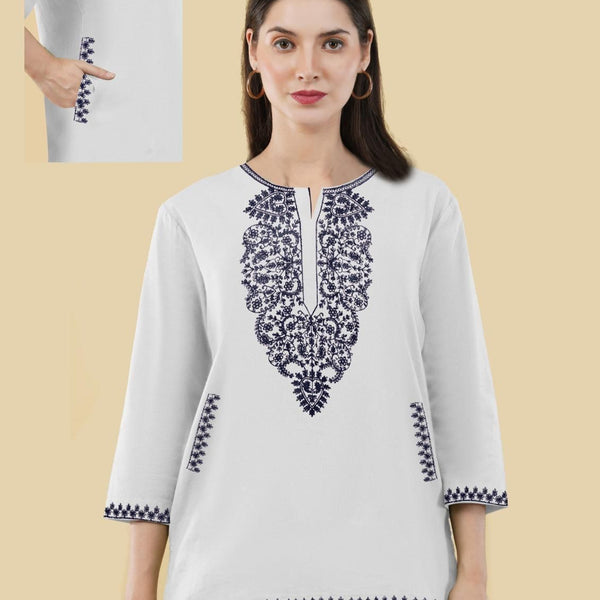 KN RESHAM POCKET TOP