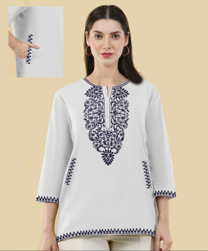 KN RESHAM POCKET TOP