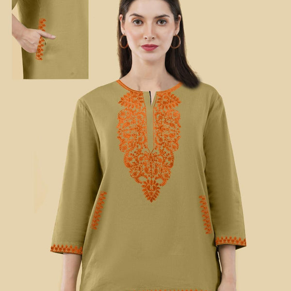 KN RESHAM POCKET TOP
