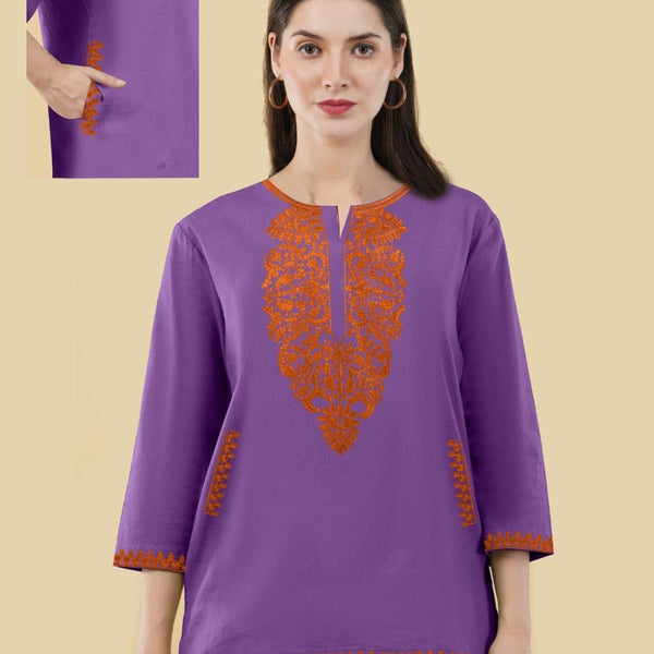 KN RESHAM POCKET TOP