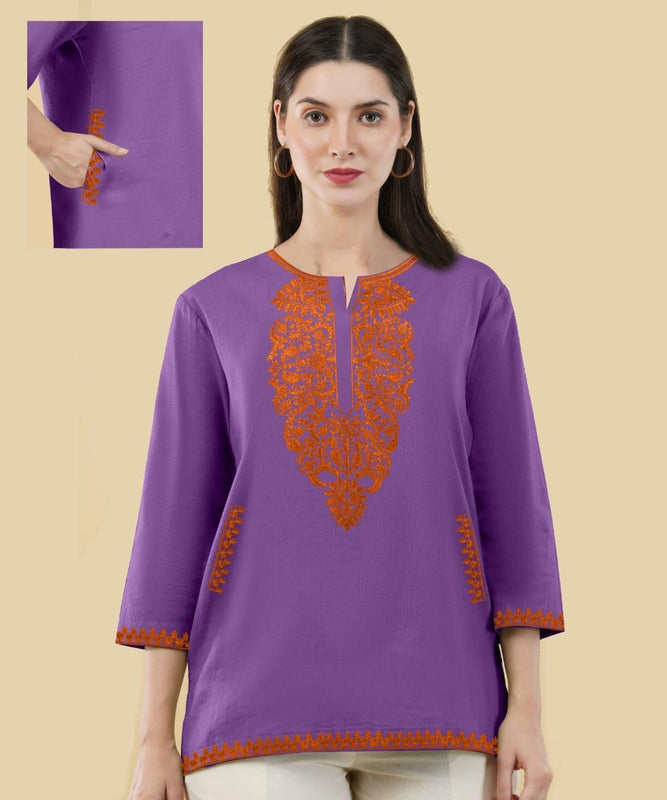 KN RESHAM POCKET TOP