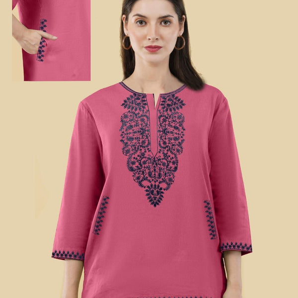 KN RESHAM POCKET TOP