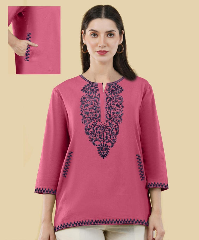 KN RESHAM POCKET TOP
