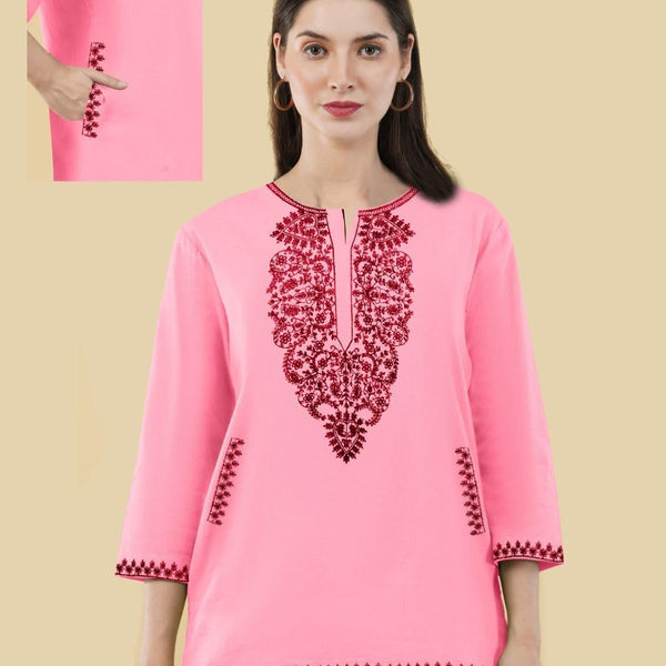 KN RESHAM POCKET TOP