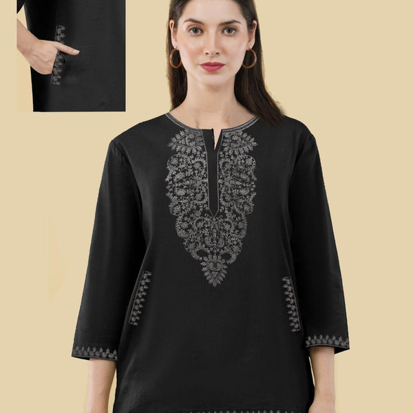 KN RESHAM POCKET TOP