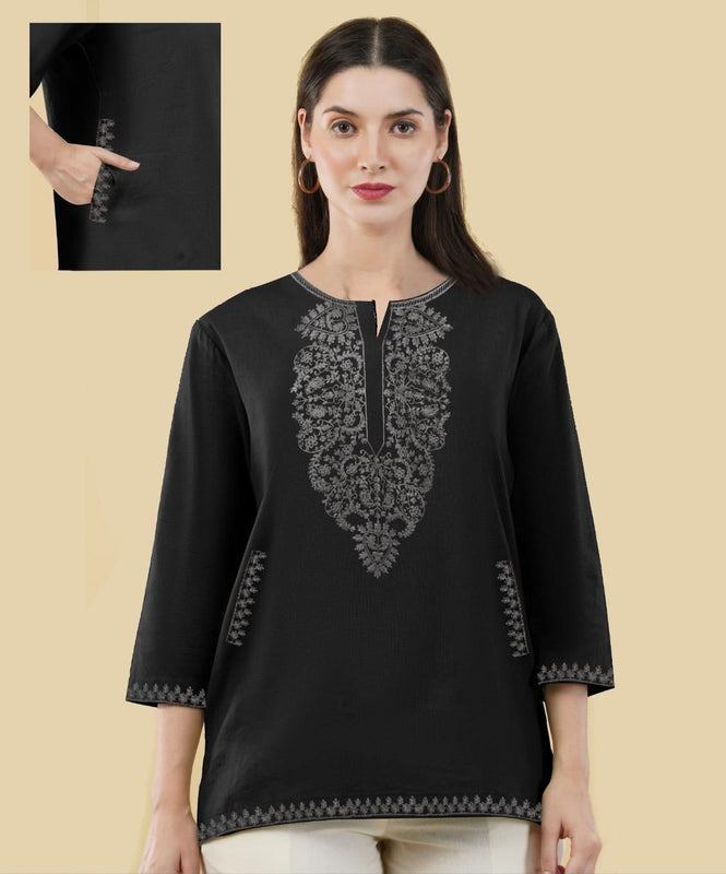 KN RESHAM POCKET TOP
