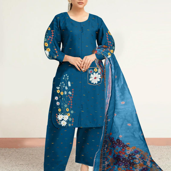 TARAAZ SELF FORMAL 3pcs suit