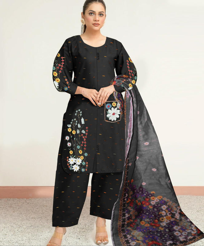 TARAAZ SELF FORMAL 3pcs suit