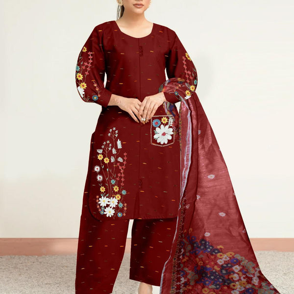 TARAAZ SELF FORMAL 3pcs suit