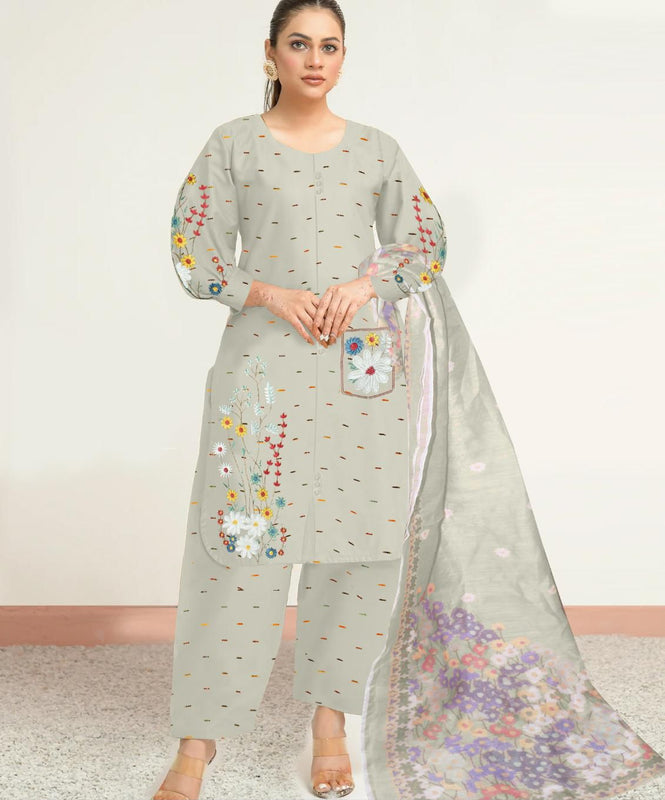TARAAZ SELF FORMAL 3pcs suit