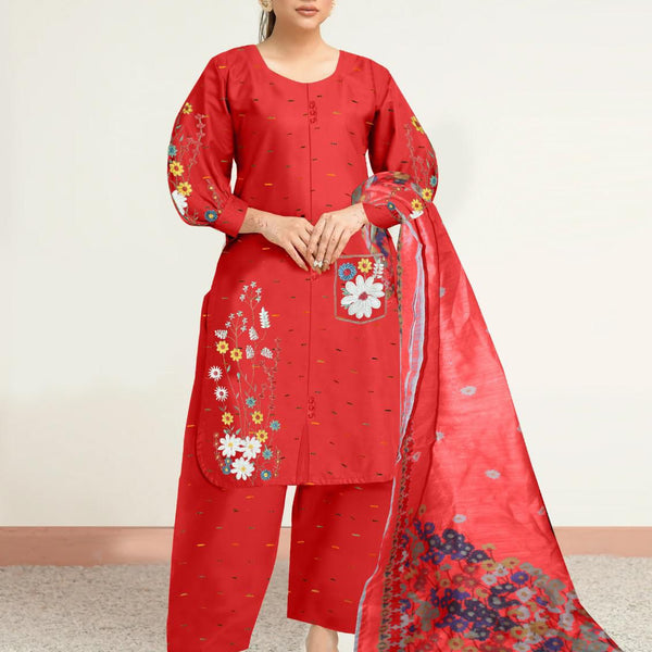 TARAAZ SELF FORMAL 3pcs suit