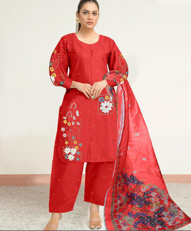 TARAAZ SELF FORMAL 3pcs suit