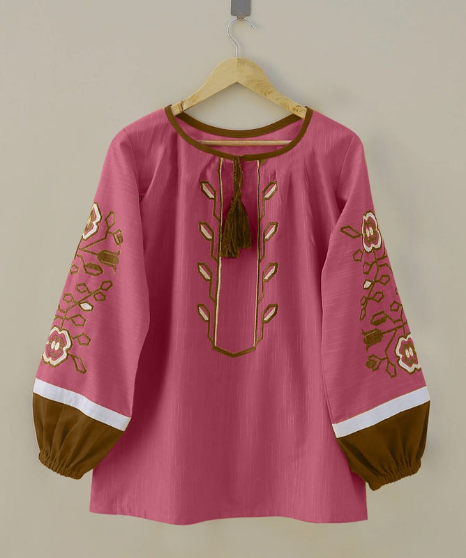 KN FABERIZO WESTERN EMB TOP