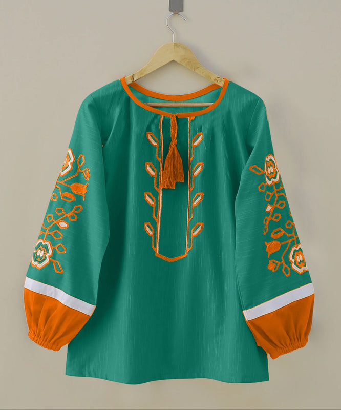 KN FABERIZO WESTERN EMB TOP