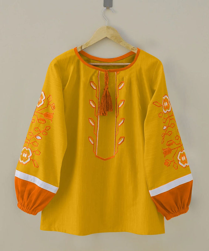 KN FABERIZO WESTERN EMB TOP