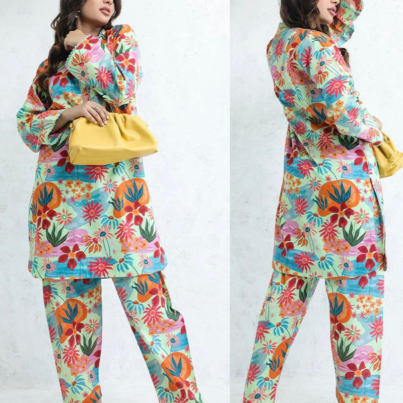 LUXURY Fusion Premium Co-Ords Set – Crystal Lawn (Summer Chapter Edition)