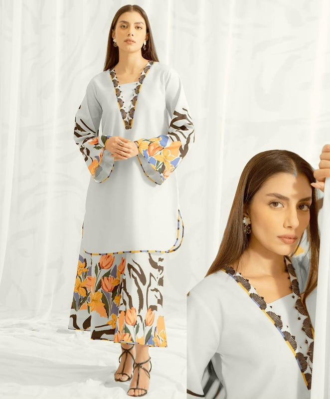 Fusion Premium KHADDAR Co-Ords Set – Crystal Khaddar (Winter Chapter Edition)