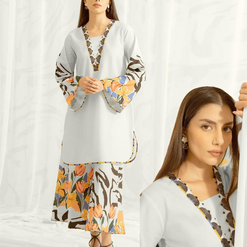 Fusion Premium KHADDAR Co-Ords Set – Crystal Khaddar (Winter Chapter Edition)