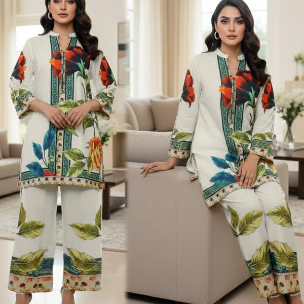 Fusion Premium KHADDAR Co-Ords Set – Crystal Khaddar (Winter Chapter Edition)