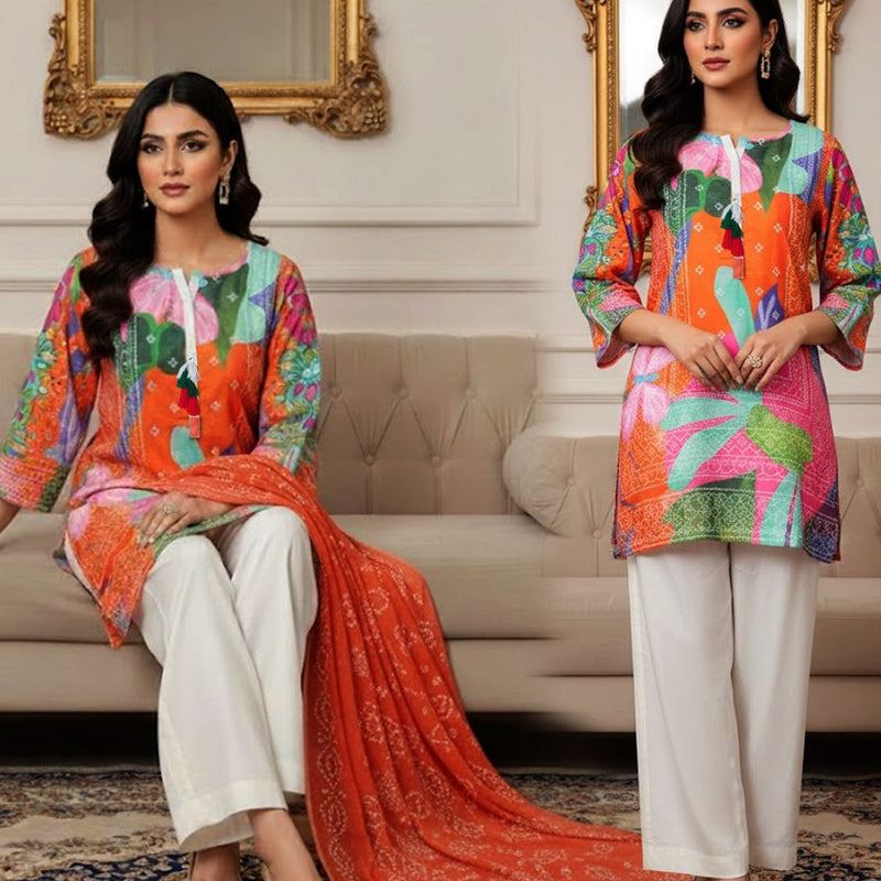 Rs- 2999/- || Fusion Premium PASHMINA Co-Ords Set 3 PIECE SUIT – SOFT PASHMINA (Winter Chapter)